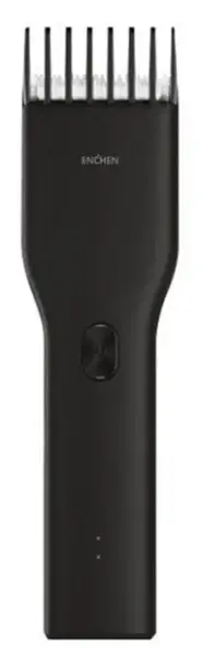 Aparat de tuns Enchen Boost, Lame ceramice, Autonomie 90 min, Tehnologie antiblocare fir de par (Negru)