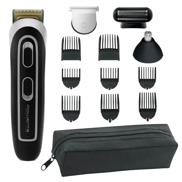 Aparat de tuns multifunctional Rowenta Selectium 13 in 1 TN9140F4 6 piepteni ficsi 2 piepteni ajustabili trimmer nas & urechi tehnologie Wet & Dry
