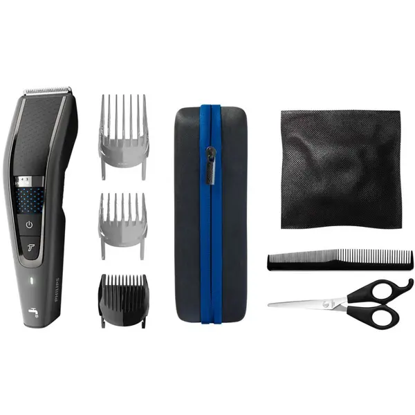 Aparat de tuns Philips HC7650/15, Acumulator, 0.5-28 mm, 28 trepte, Negru