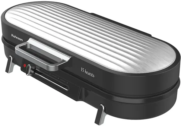 Aparat de vafe Rohnson - R-2206, 1200W, negru/argintiu