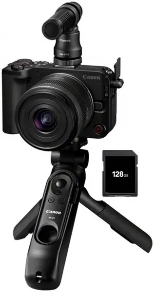 Aparat foto Canon - EOS R50 V, RF-S 14-30mm, f/4-6.3 IS STM PZ, Content Creator