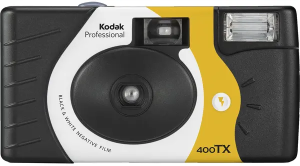 Aparat foto compact Kodak - Tri-X 400 Single-Use Flash Camera, negru
