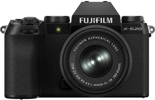 Aparat foto fără oglindă Fujifilm - X-S20, XC 15-45mm, f/3.5-5.6 OIS PZ