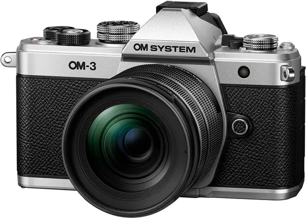 Aparat foto M SYSTEM Olympus - OM-3 silver, M.Zuiko Digital ED 12-45mm f/4 Pro