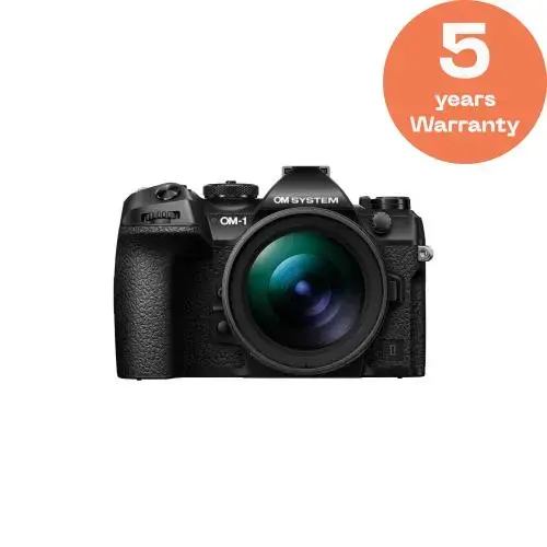 Aparat Foto Mirrorless OM System OM-1 Mark II, 20.4MP 4k Kit cu Obiectiv 12-40mm f/2.8 PRO II, LCD 3inch, micro-HDMI, Montura MFT (Negru)