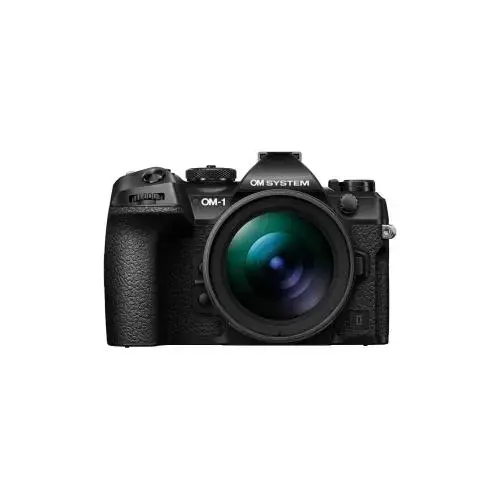 Aparat Foto Mirrorless OM System OM-1 Mark II, 20.4MP 4k Kit cu Obiectiv 12-40mm f/2.8 PRO II, LCD 3inch, micro-HDMI, Montura MFT (Negru)