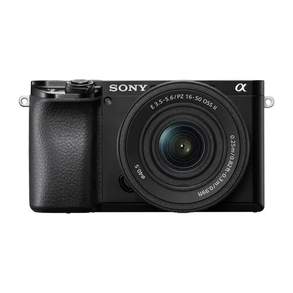 Aparat foto Mirrorless Sony Alpha A6100A, 24.2MP, 4K, Negru + Obiectiv SELP16502 16-50mm