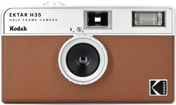 Aparat foto pe film Kodak - Ektar H35, 35mm, Half Frame, Brown