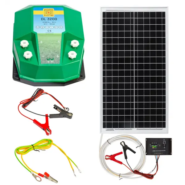 Aparat Gard Electric Agro Electro DL 3200, 3,2 Joule, cu Sistem Solar 30 W