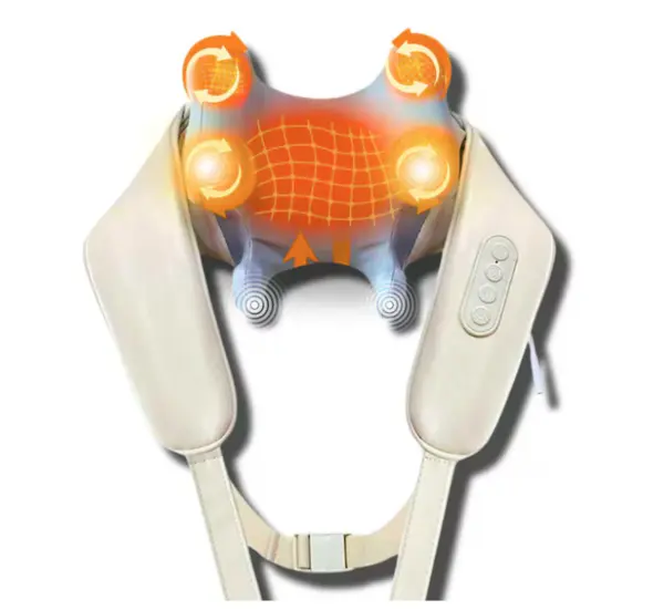 Aparat masaj cervical pentru relaxare musculara care Imita masajul uman functie incalzire
