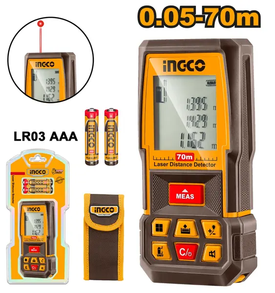 Aparat Masura Distanta cu Laser 70m INGCO HLDD0708