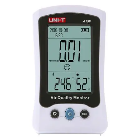 Aparat Masurare Calitate Aer Uni-T A15F, CO2 TVOC PM2.5, Temperatura, Umiditate, USB