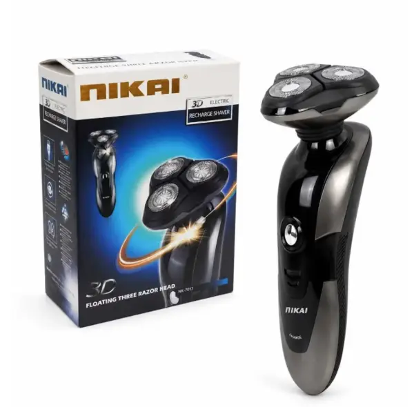 Aparat Nikai NK7017-3 de ras electric 3D