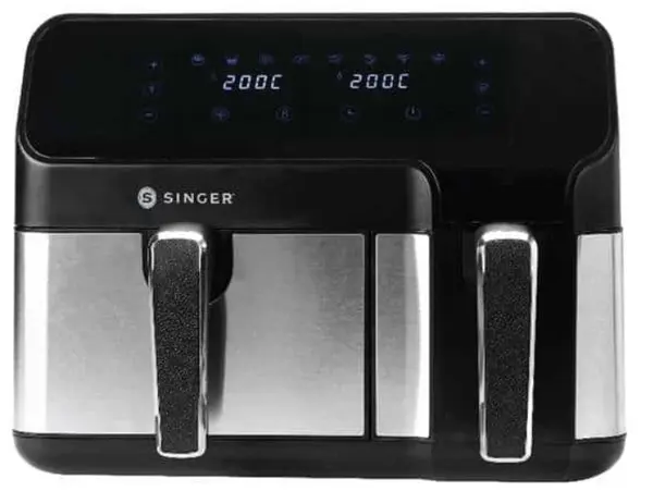 Aparat pentru gătit sănătos Singer - Vita AF4630 Dual, 1700W, 8.6 l, negru