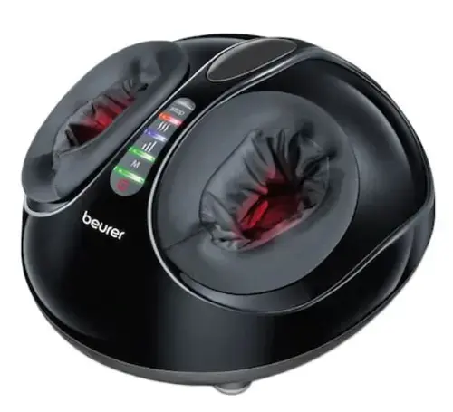 Aparat pentru masajul picioarelor Beurer FM90, 3 trepte intensitate, LED, 48 W (Negru)