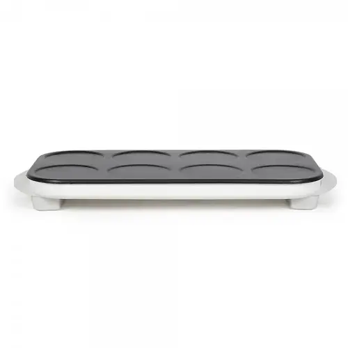 Aparat pentru mini-clatite Livoo DOC186G, 8 forme, suprafata antiaderenta, 1500 W (Alb)