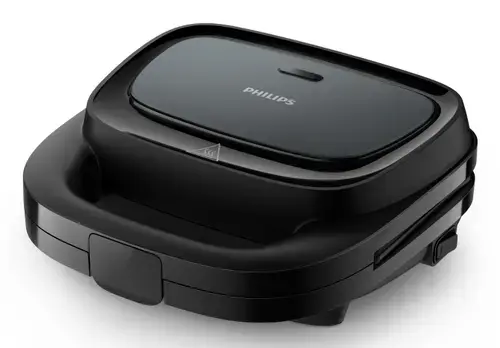 Aparat pentru vafe Philips HD2332/90 Seria 3000, 750W, 2 vafe (Negru)
