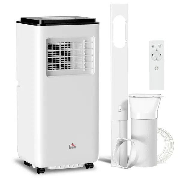 Aparat portabil de aer condiționat HOMCOM de 7.000 BTU | Aosom Romania