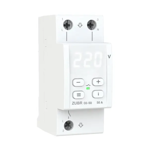 Aparat protectie supratensiune si subtensiune ZUBR D2-50 TrueRMS