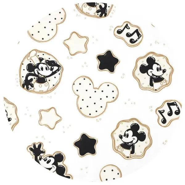 Aparatoare pentru patut Qmini, tip rulou, cu husa detasabila, lungime 180 cm, din bumbac, Mickey Mouse