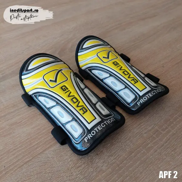 Aparatori fotbal GIVOVA PROTECTION APF2 Junior, Galben