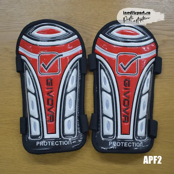 Aparatori fotbal GIVOVA PROTECTION APF2 Senior, ROȘU