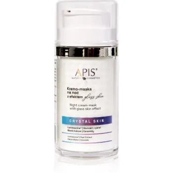 Apis Natural Cosmetics Crystal Skin cremă-mască de noapte pentru luminozitate si hidratare