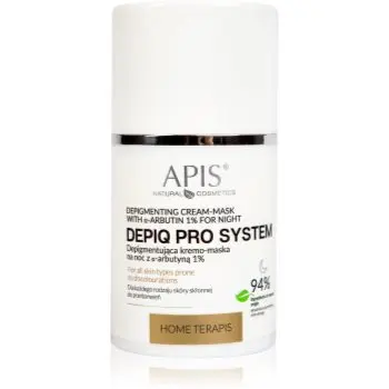 Apis Natural Cosmetics Home TerApis cremă-mască de noapte regeneratoare pentru piele cu hiperpigmentare