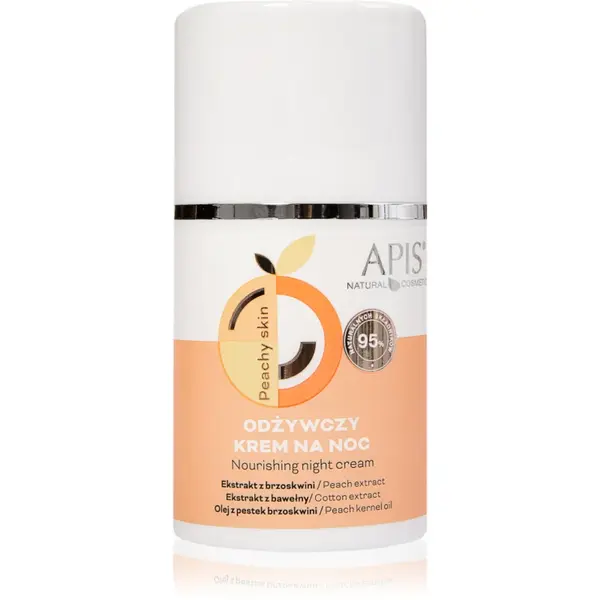 Apis Natural Cosmetics Peachy Skin crema de noapte nutritiva 50 ml