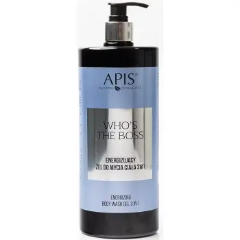 Apis Natural Cosmetics Who's The Boss Gel de duș energizant 3 in 1