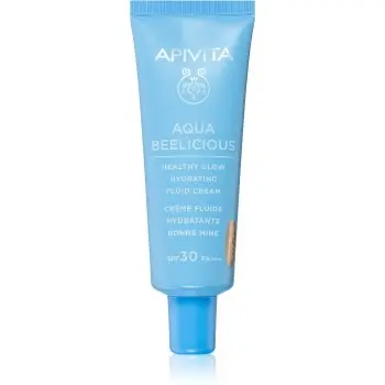 Apivita Aqua Beelicious Tinted Fluid SPF30 Fluid nuantator cu textura usoara pentru o piele mai luminoasa