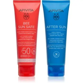 Apivita Bee Sun Safe Beach Essentials set plaja
