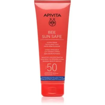 Apivita Bee Sun Safe Hydra Fresh Milk SPF50 lotiune solara pentru fata si corp SPF 50