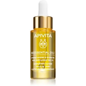 Apivita Beessential Oils Strengthening & Hydrating Day Oil ulei pentru stralucire zi de zi pentru o hidratare intensa