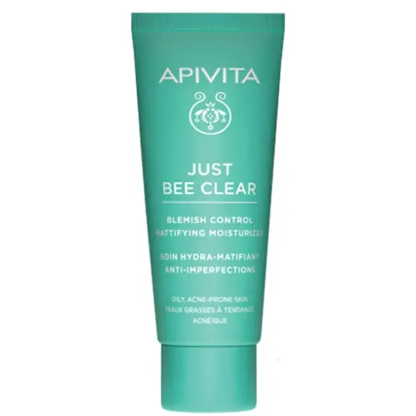 Apivita Crema matiafianta anti acnee Just Bee Clear, 40ml