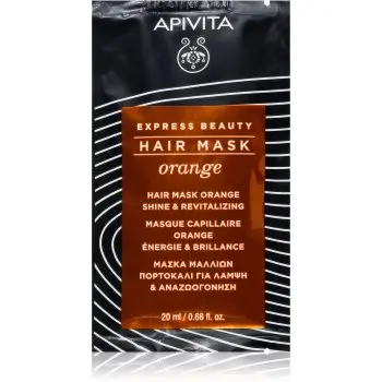 Apivita Express Beauty Hair mask Shine Orange Mască de păr cu efect revitalizant