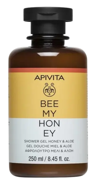 Apivita Gel de dus cu miere si aloe Bee My Honey, 250ml