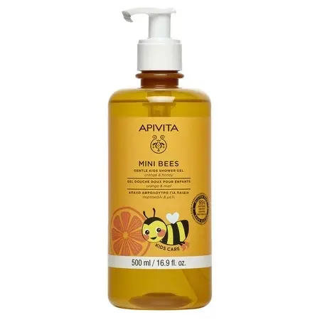 Apivita Gel de dus pentru copii cu miere si portocale, 500ml