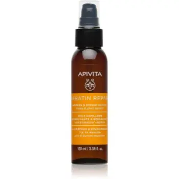 Apivita Keratin Repair Nourish Repair Hair Oil ulei pentru par pentru păr uscat și deteriorat