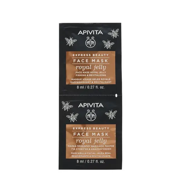 APIVITA Masca express fermitate cu laptisor de matca , 2*8ml