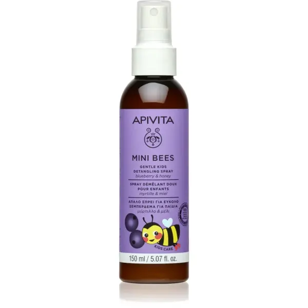 Apivita Mini Bees Gentle Kids Detangling Spray Blueberry&Honey spray pentru par usor de pieptanat 150 ml