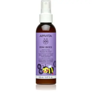 Apivita Mini Bees Gentle Kids Detangling Spray Blueberry&Honey spray pentru par usor de pieptanat