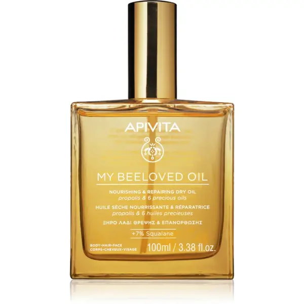 Apivita My Beeloved Oil ulei hranitor uscat pentru față, corp și păr 100 ml