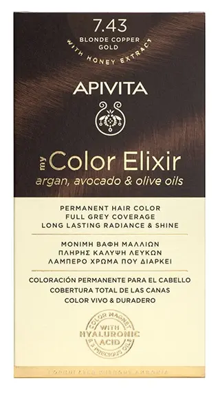 Apivita My Color Elixir Vopsea de par, N7.43