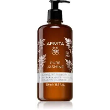 Apivita Pure Jasmine Shower Gel gel de dus hidratant cu uleiuri esentiale