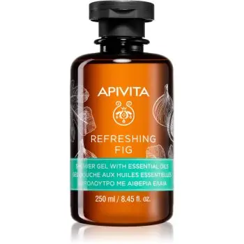 Apivita Refreshing Fig Shower Gel gel de dus revigorant cu uleiuri esentiale