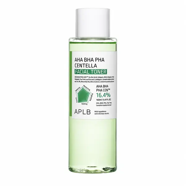 APLB - AHA BHA PHA Centella Facial Toner, 160ml