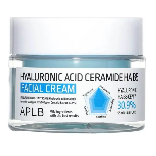 APLB - Hyaluronic Acid Ceramide HA B5 Facial Cream, 55ml