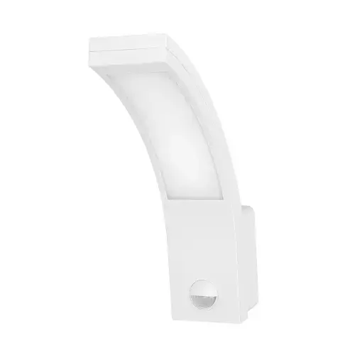 Aplica de gradina ADVITI Piryt AD-OP-6109WLPMR4, 10W, LED SMD, senzor de miscare si crepuscular, detectie 140°, 800lm, IP54, 4000K, Alb
