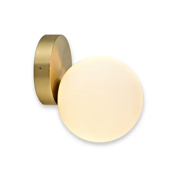 Aplica de perete ARIA bronz & alb opal - Gold